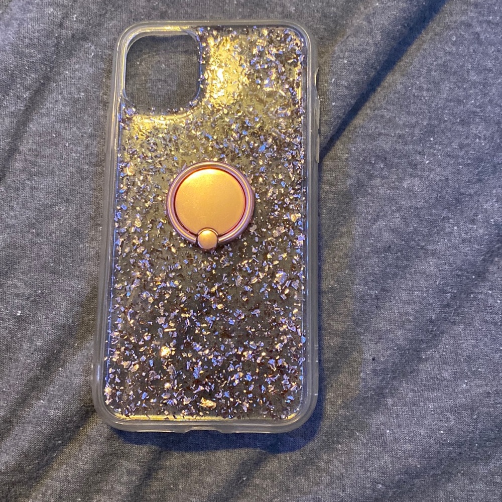 Glitter iPhone 11 Case with ring